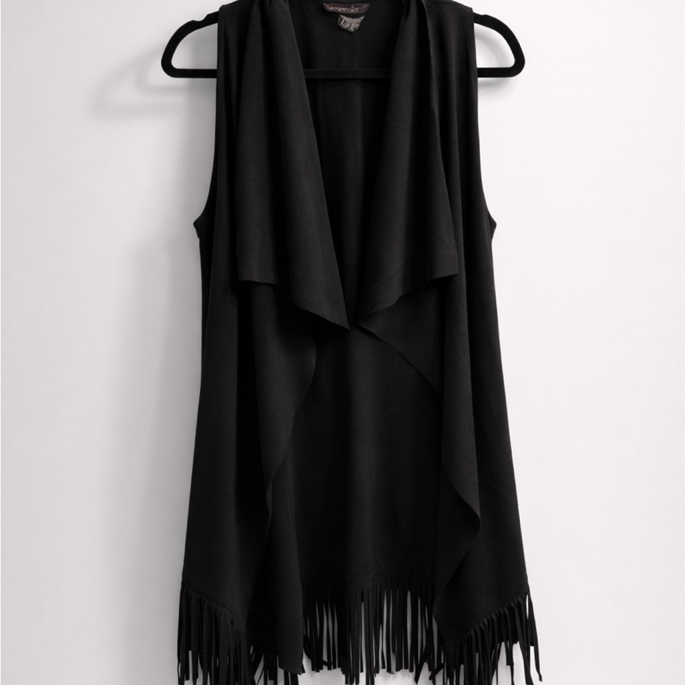Bit & Bridle Black Sleeveless Vest Size SM